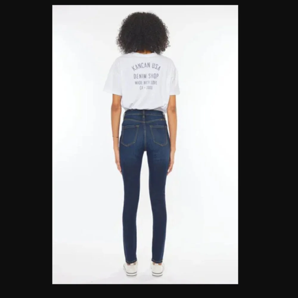 KanCan Hallie Ultra High Rise Super Skinny Jeans - Picture 3 of 5